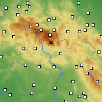 Nearby Forecast Locations - Krkonoše - Mapa