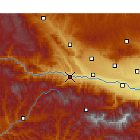 Nearby Forecast Locations - Pao-ťi - Mapa