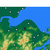Nearby Forecast Locations - Jü-jao - Mapa