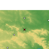 Nearby Forecast Locations - Adilábád - Mapa