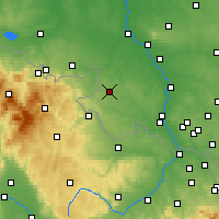 Nearby Forecast Locations - Hlubčice - Mapa