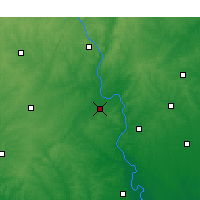 Nearby Forecast Locations - Wadesboro - Mapa