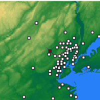 Nearby Forecast Locations - Parsippany - Mapa