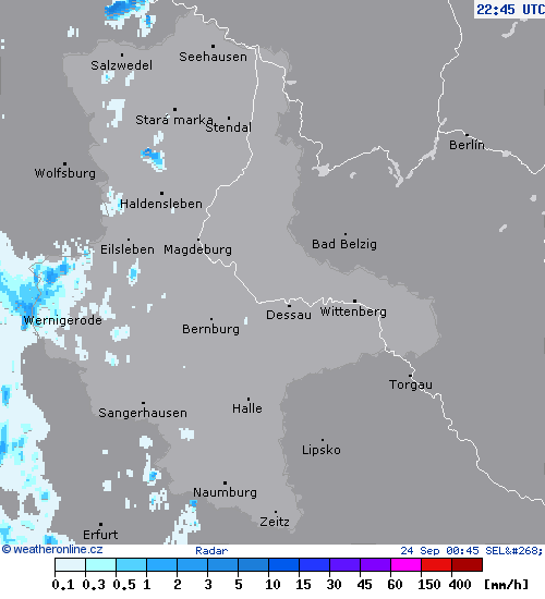 Radar Tue 24 Sep, 00:45 SELČ